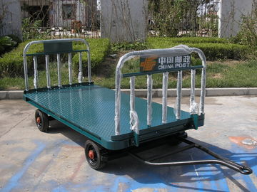 China Blauer Flughafen-Gepäck-Anhänger-nahtloser Stahl 42 x 4 Millimeter-Anhängerkupplung CER Standard fournisseur